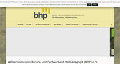 Desktop Screenshot of bhponline.de